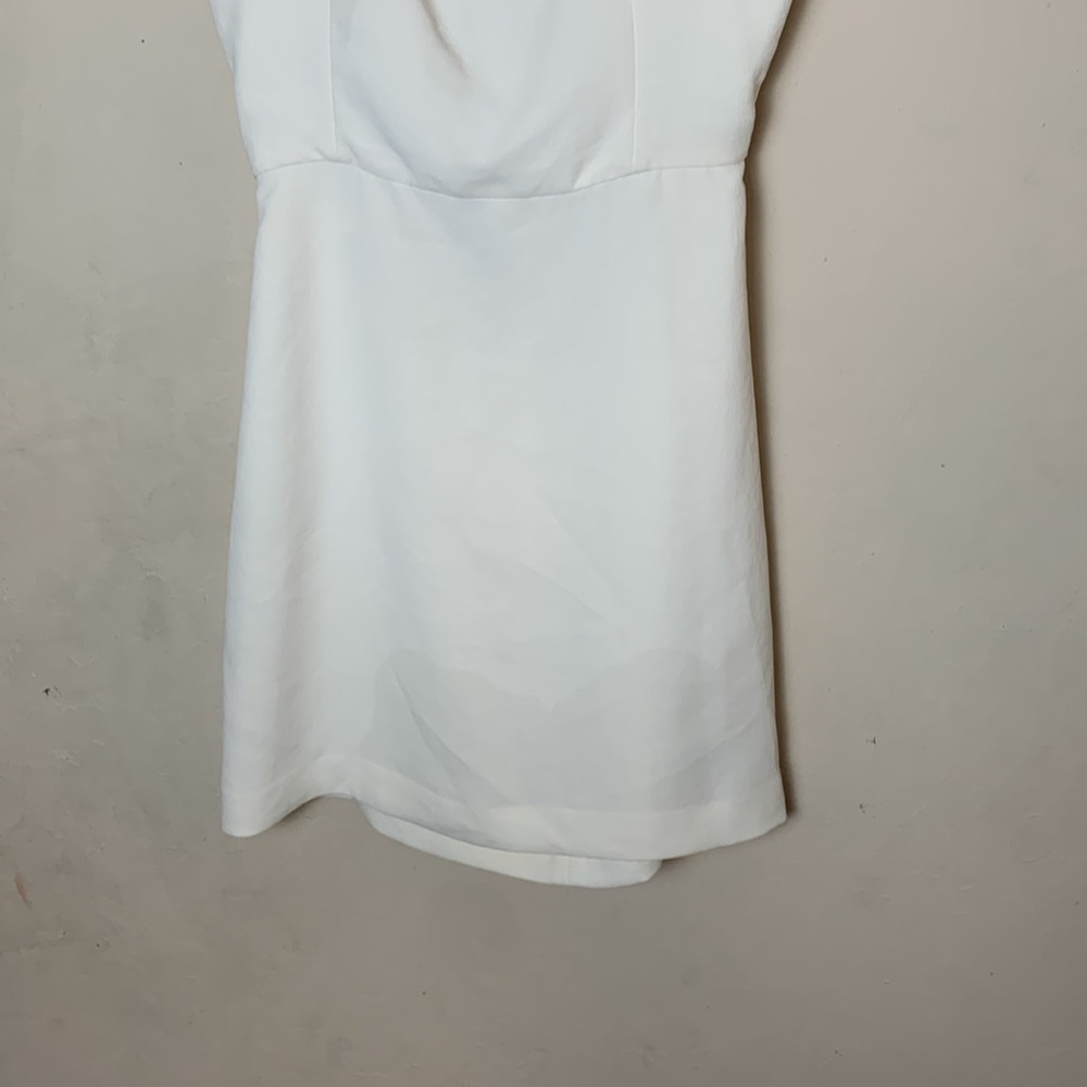 Aritzia White Sleeveless Midi Dress with Back Bow - Picture 5 of 8